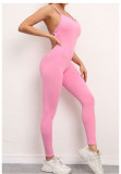 V-Neck Yoga Fitness Backless Jumpsuit GQSA-1028