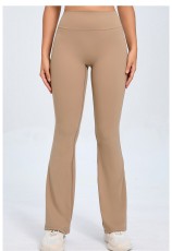 Solid Color Sport Micro Flare Pants GQSA-S0031