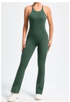 Adjustable Straps Backless Yoga Jumpsuit GQSA-53202
