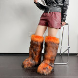 Fashion Plush Warm Snow Long Boots HBRS-Y2K