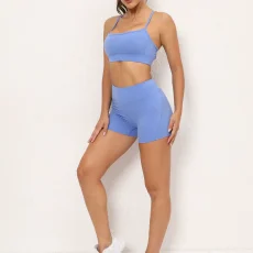 Adjustable Bra And Shorts Fitness Set GQSA-Q2031
