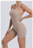 Sleeveless Backless Sport Romper GQSA-41720