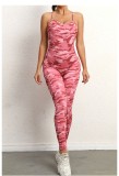 V-Neck Yoga Fitness Backless Jumpsuit GQSA-1028