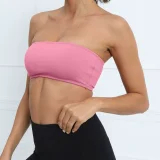Solid Color Wrap Chest Sport Tops GQSA-RD803