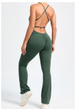 Adjustable Straps Backless Yoga Jumpsuit GQSA-53202