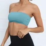 Solid Color Wrap Chest Sport Tops GQSA-RD803