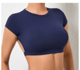 Sports Yoga Solid Fitness T-Shirt GQSA-71200