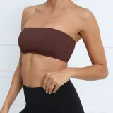 Solid Color Wrap Chest Sport Tops GQSA-RD803
