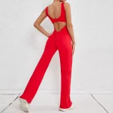Solid Color Sleeveless Yoga Jumpsuit GQSA-ZY240