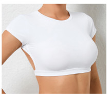 Sports Yoga Solid Fitness T-Shirt GQSA-71200