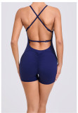 Sleeveless Backless Sport Romper GQSA-41720