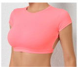 Sports Yoga Solid Fitness T-Shirt GQSA-71200