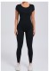 Backless Long Sleeve Yoga Jumpsuit GQSA-89071