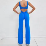 Solid Color Sleeveless Yoga Jumpsuit GQSA-ZY240