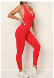 Backless Tie Up Sport Yoga Jumpsuit GQSA-2281