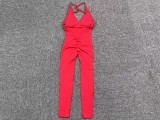 Backless Tie Up Sport Yoga Jumpsuit GQSA-2281