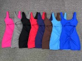 Solid Color Fitness Sport Tight Romper GQSA-4608