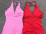 Backless Tie Up Sport Yoga Jumpsuit GQSA-2281
