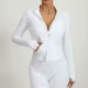Long Sleeve Zipper Sport Coat GQSA-7521
