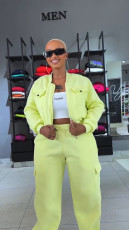 Fleece-Lined Hoodie+Multi-Pocket Pants Sportswear Set CM-9529