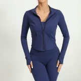 Long Sleeve Zipper Sport Coat GQSA-7521