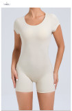 Short Sleeve Backless Fitness Sport Romper GQSA-52052
