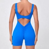 Solid Color Fitness Sport Tight Romper GQSA-4608
