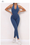 Backless Tie Up Sport Yoga Jumpsuit GQSA-2281