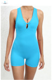 Sleeveless Solid Color Yoga Sport Romper GQSA-42016