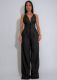 Solid Color Sling Sport Jumpsuit OSM-4486