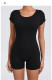 Short Sleeve Backless Fitness Sport Romper GQSA-52052