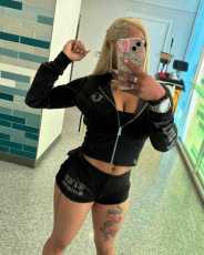 Letter Hot Drill Long Sleeve Two Piece Shorts Set GFCF-1388