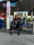 Long Sleeve Leather Short Coats YMEF-57075