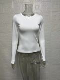 Long Sleeve Solid Color T Shirt GWTC-LZY013