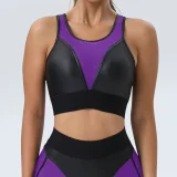 Sports Tank Top and Long Pants Fitness Two-Piece Set GQSA-9901