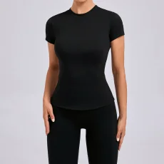 Solid Color Short Sleeve Sport T Shirts GQSA-QS808