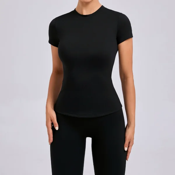 Solid Color Short Sleeve Sport T Shirts GQSA-QS808