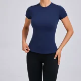 Solid Color Short Sleeve Sport T Shirts GQSA-QS808