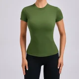 Solid Color Short Sleeve Sport T Shirts GQSA-QS808