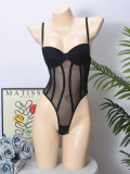 Mesh See Through Sling Bodysuit GYHF-51661TBD