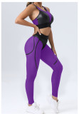 Sports Tank Top and Long Pants Fitness Two-Piece Set GQSA-9901