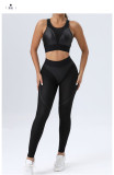 Sports Tank Top and Long Pants Fitness Two-Piece Set GQSA-9901