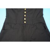 Sleeveless Backless Solid Maxi Dress YF-10884