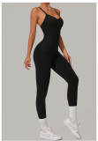 Adjustable Buckle Cross Sports Yoga Jumpsuit GQSA-8376