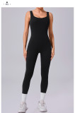 Sleeveless Solid Color Yoga Sport Jumpsuit GQSA-24606