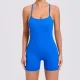 Solid Coloar Backless Yoga Sport Romper GQSA-43014