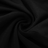 Patchwork Mesh One Shoulder Romper MXBF-J25RP190