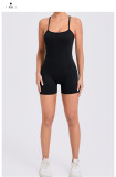 Solid Coloar Backless Yoga Sport Romper GQSA-43014