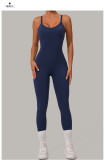 Adjustable Buckle Cross Sports Yoga Jumpsuit GQSA-8376