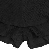 Solid Color V Neck Backless Mini Dress BY-7472